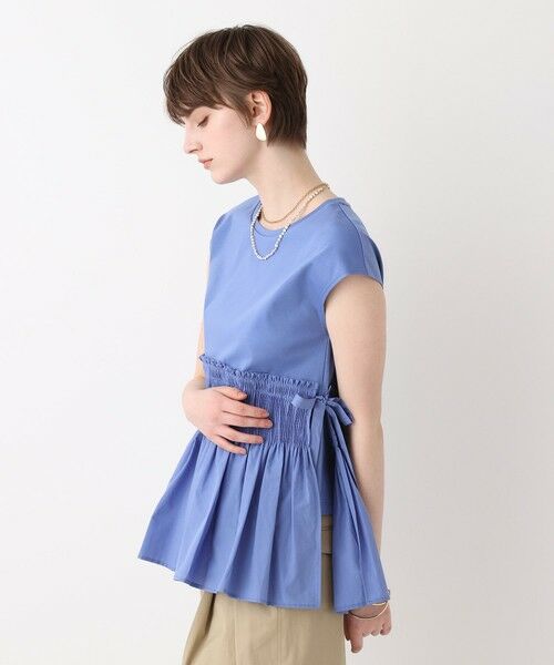 allureville / アルアバイル カットソー | 刺繍プリーツペプラムプルオーバー | 詳細13