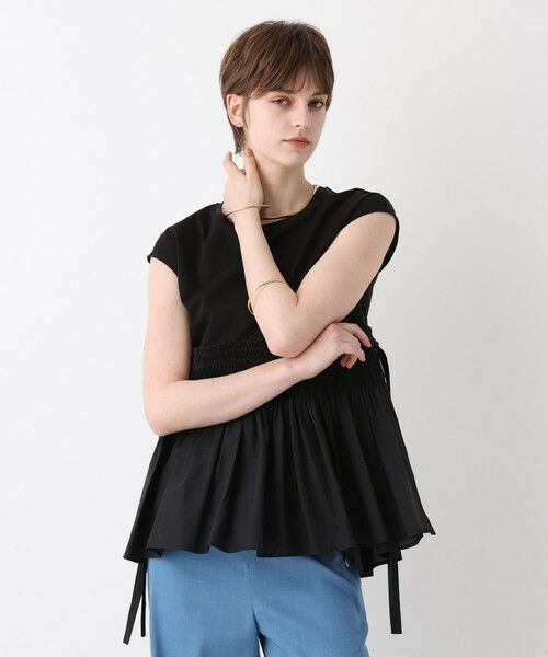 allureville / アルアバイル カットソー | 刺繍プリーツペプラムプルオーバー | 詳細19