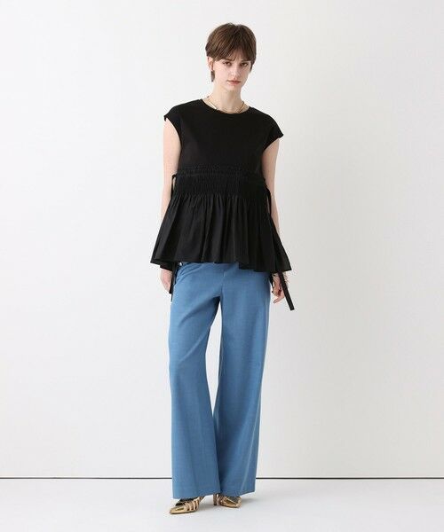 allureville / アルアバイル カットソー | 刺繍プリーツペプラムプルオーバー | 詳細23