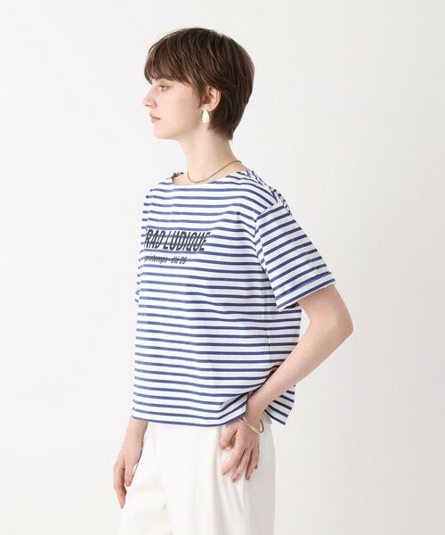 allureville / アルアバイル Tシャツ | ボーダーロゴＴ | 詳細2