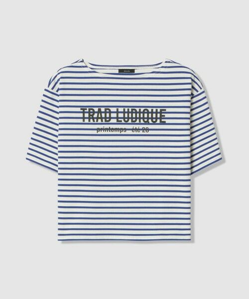allureville / アルアバイル Tシャツ | ボーダーロゴＴ | 詳細6