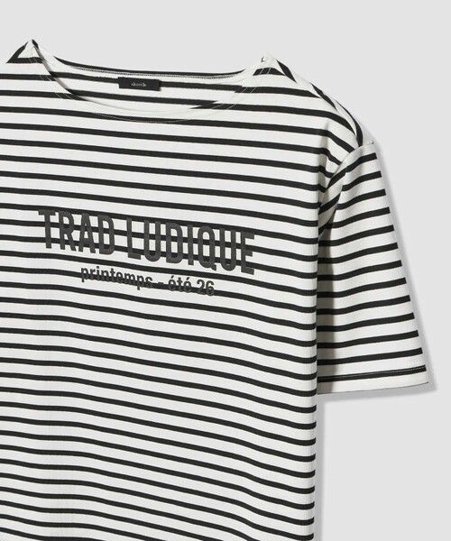 allureville / アルアバイル Tシャツ | ボーダーロゴＴ | 詳細23