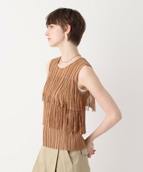 allureville / アルアバイル カットソー | プリーツフリンジプルオーバー | 詳細2