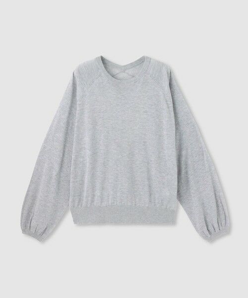 allureville / アルアバイル ニット・セーター | 【ATELIER Line】コットンシルクリネンシアープルオーバー（ライトグレー (91)）