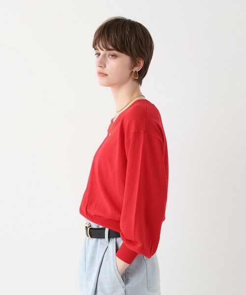 allureville / アルアバイル ニット・セーター | コットンシルクVネックプルオーバー | 詳細7