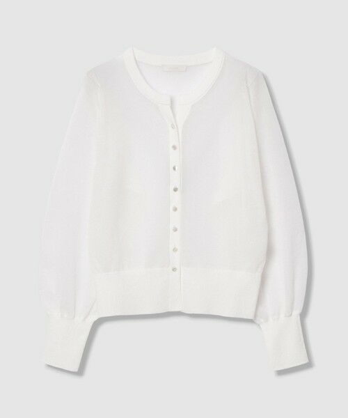 allureville / アルアバイル ニット・セーター | シアーラミスキッパーカーディガン | 詳細5