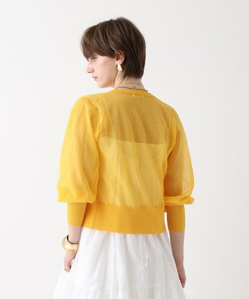 allureville / アルアバイル ニット・セーター | シアーラミスキッパーカーディガン | 詳細11