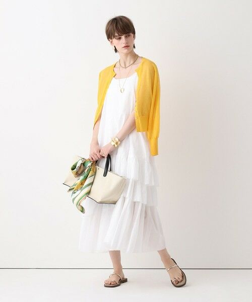 allureville / アルアバイル ニット・セーター | シアーラミスキッパーカーディガン | 詳細12