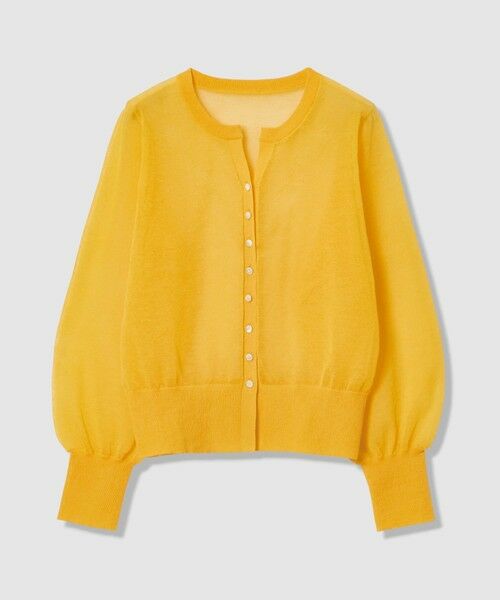 allureville / アルアバイル ニット・セーター | シアーラミスキッパーカーディガン | 詳細15