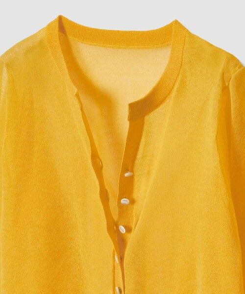 allureville / アルアバイル ニット・セーター | シアーラミスキッパーカーディガン | 詳細17