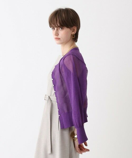 allureville / アルアバイル ニット・セーター | シアーラミスキッパーカーディガン | 詳細23