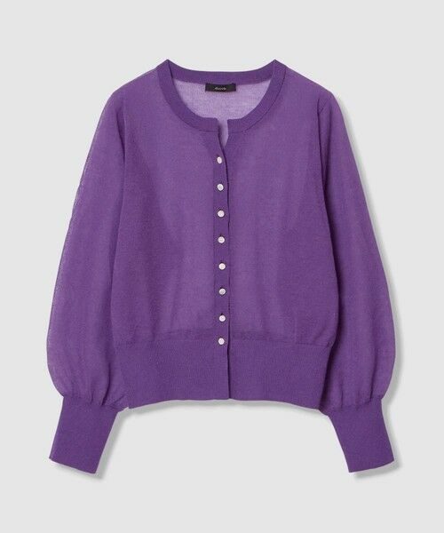 allureville / アルアバイル ニット・セーター | シアーラミスキッパーカーディガン | 詳細26