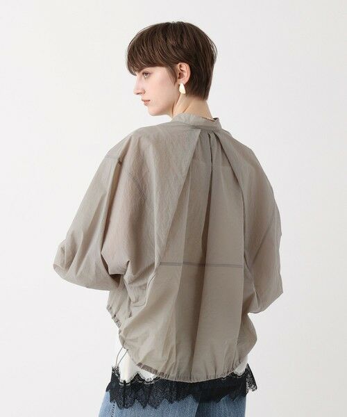 allureville / アルアバイル ブルゾン | トランスペアレントコクーンブルゾン | 詳細14