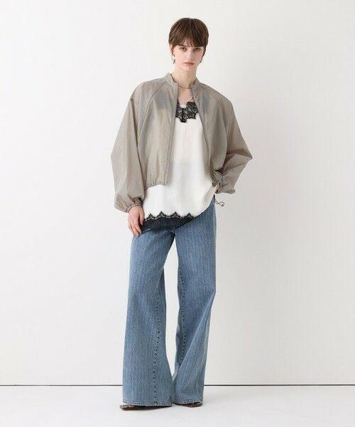 allureville / アルアバイル ブルゾン | トランスペアレントコクーンブルゾン | 詳細15