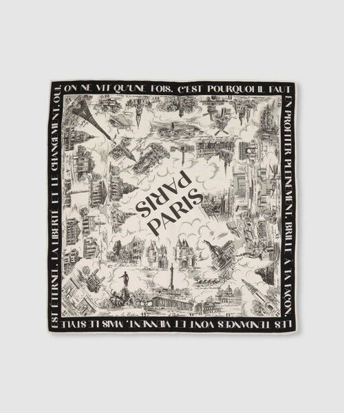 allureville / アルアバイル バンダナ・スカーフ | マッププリントスカーフ | 詳細7