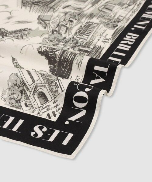 allureville / アルアバイル バンダナ・スカーフ | マッププリントスカーフ | 詳細8