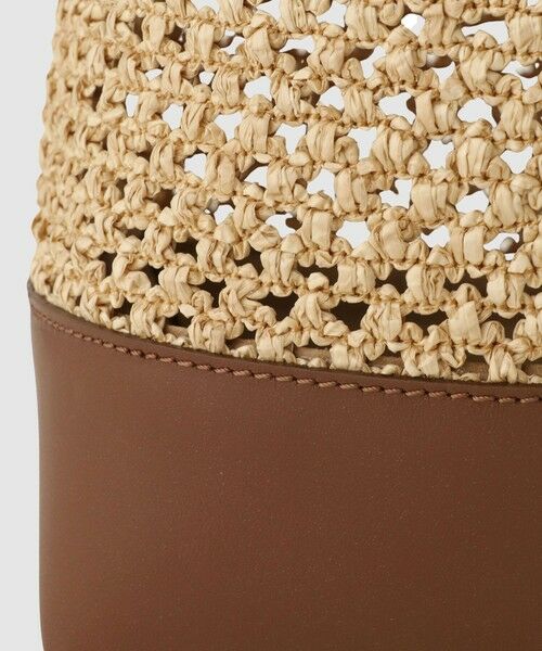 allureville / アルアバイル ショルダーバッグ | ラフィアコンビバケツバッグ | 詳細10