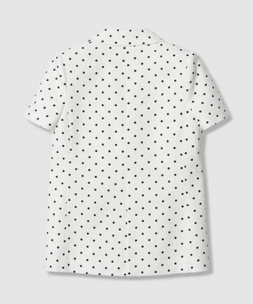 allureville / アルアバイル テーラードジャケット | 【LOULOU WILLOUGHBY】リネン混ドットハーフスリーブジャケット | 詳細12