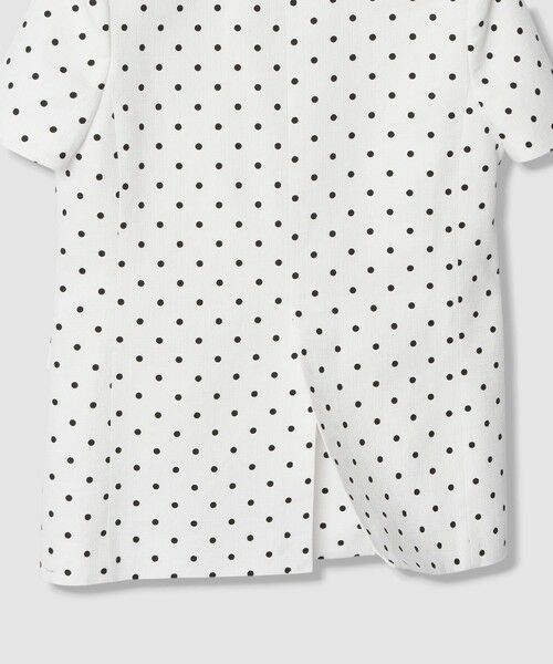 allureville / アルアバイル テーラードジャケット | 【LOULOU WILLOUGHBY】リネン混ドットハーフスリーブジャケット | 詳細16