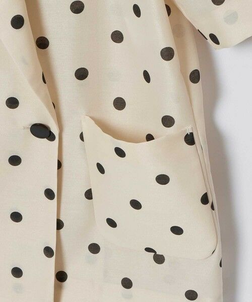 allureville / アルアバイル テーラードジャケット | 【LOULOU WILLOUGHBY】オーガンドットハーフスリーブジャケット | 詳細8