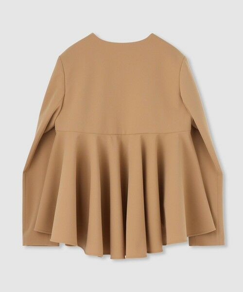 allureville / アルアバイル ノーカラージャケット | 【LOULOU WILLOUGHBY】ダブルクロスフレアペプラムジャケット | 詳細13