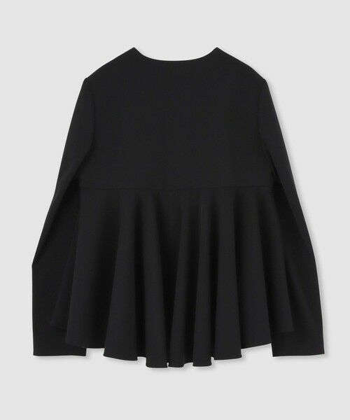 allureville / アルアバイル ノーカラージャケット | 【LOULOU WILLOUGHBY】ダブルクロスフレアペプラムジャケット | 詳細16