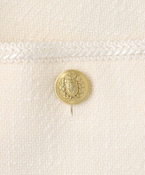 allureville / アルアバイル ノーカラージャケット | 【LOULOU WILLOUGHBY】ツイードツイルクルージャケット | 詳細10