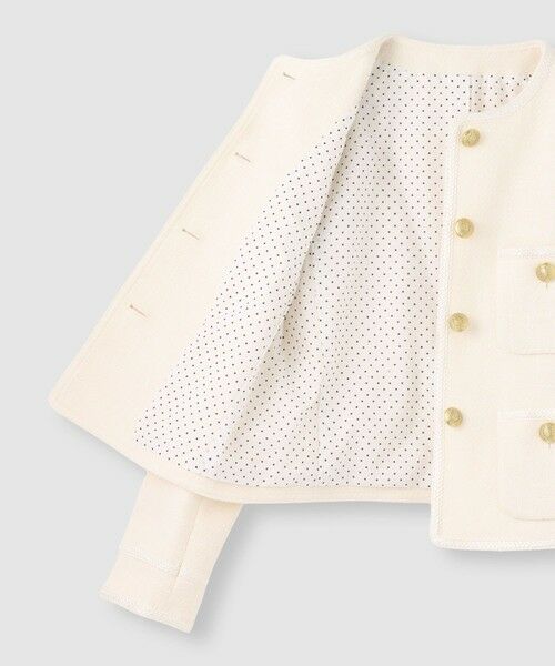 allureville / アルアバイル ノーカラージャケット | 【LOULOU WILLOUGHBY】ツイードツイルクルージャケット | 詳細11