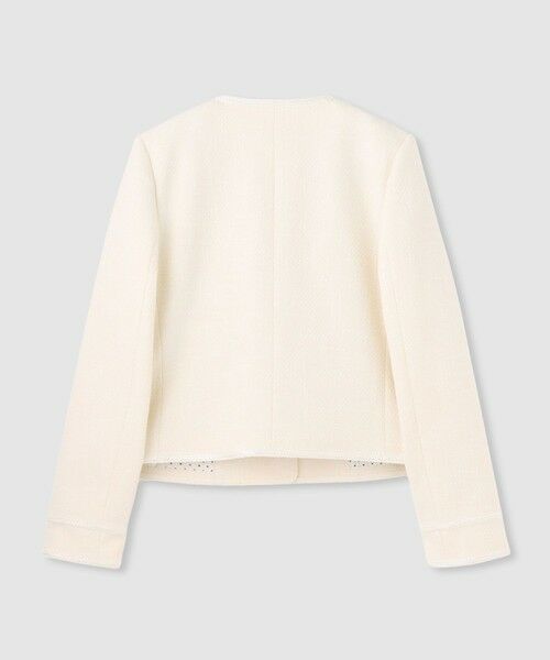 allureville / アルアバイル ノーカラージャケット | 【LOULOU WILLOUGHBY】ツイードツイルクルージャケット | 詳細7