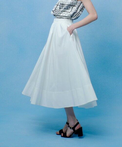 allureville / アルアバイル ロング・マキシ丈スカート | 【LOULOU WILLOUGHBY】ポリエステルコットングログランギャザースカート | 詳細2