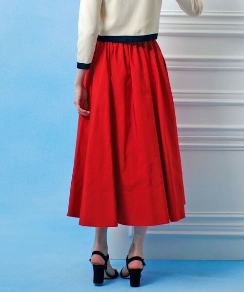 allureville / アルアバイル ロング・マキシ丈スカート | 【LOULOU WILLOUGHBY】ポリエステルコットングログランギャザースカート | 詳細12