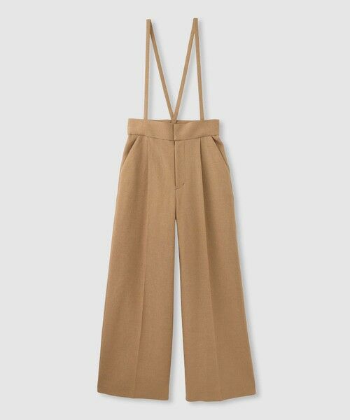 allureville / アルアバイル その他パンツ | 【LOULOU WILLOUGHBY】ブライトリネンワイドパンツ（キャメル (84)）