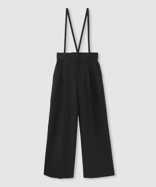 allureville / アルアバイル その他パンツ | 【LOULOU WILLOUGHBY】ブライトリネンワイドパンツ（ブラック (95)）