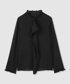 allureville / アルアバイル シャツ・ブラウス | 【LOULOU WILLOUGHBY】ヘムフリルドレープブラウス