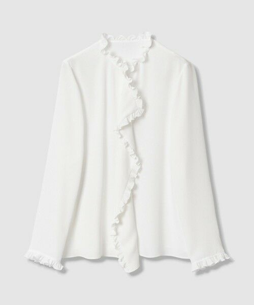 allureville / アルアバイル シャツ・ブラウス | 【LOULOU WILLOUGHBY】ヘムフリルドレープブラウス | 詳細5