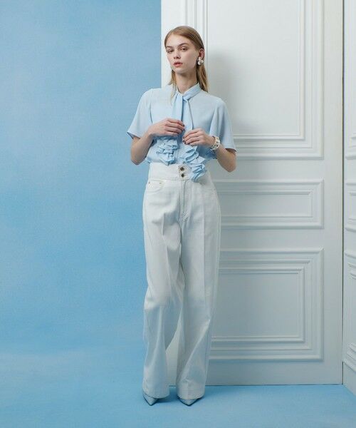 allureville / アルアバイル シャツ・ブラウス | 【LOULOU WILLOUGHBY】ペタルフリルフレアスリーブブラウス | 詳細10