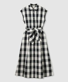 allureville / アルアバイル ミニ丈・ひざ丈ワンピース | 【LOULOU WILLOUGHBY】スラブギンガムシャツワンピース