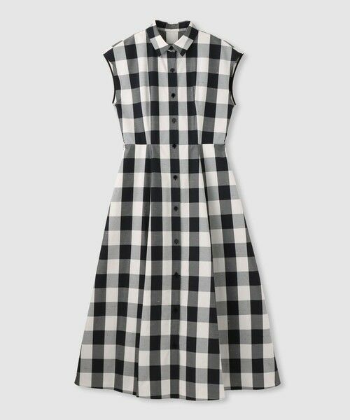 allureville / アルアバイル ミニ丈・ひざ丈ワンピース | 【LOULOU WILLOUGHBY】スラブギンガムシャツワンピース | 詳細2