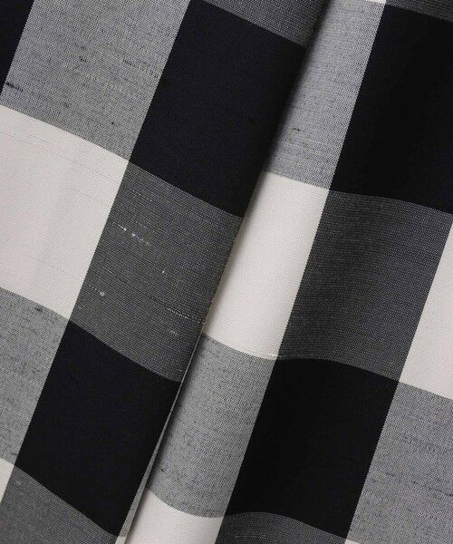 allureville / アルアバイル ミニ丈・ひざ丈ワンピース | 【LOULOU WILLOUGHBY】スラブギンガムシャツワンピース | 詳細4