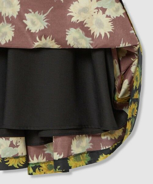 allureville / アルアバイル ロング・マキシ丈ワンピース | WEB 一部店舗限定【LOULOU WILLOUGHBY】サンフラワープリントバッククロスワンピース | 詳細29