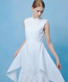 allureville / アルアバイル ミニ丈・ひざ丈ワンピース | 【LOULOU WILLOUGHBY】レイヤードレープワンピース