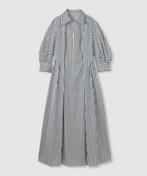 allureville / アルアバイル ミニ丈・ひざ丈ワンピース | 【LOULOU WILLOUGHBY】タックパフシャツワンピース | 詳細14