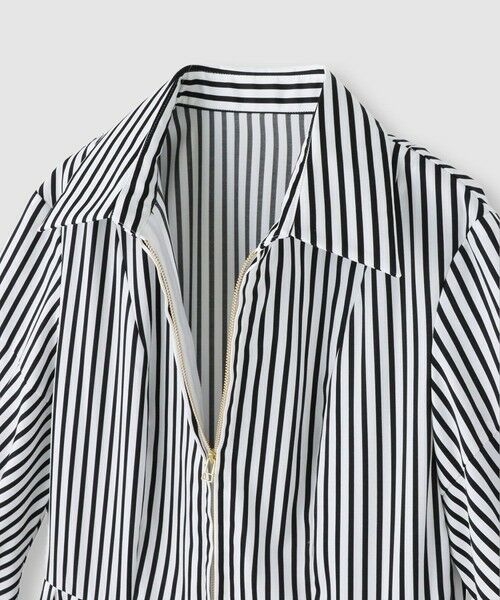 allureville / アルアバイル ミニ丈・ひざ丈ワンピース | 【LOULOU WILLOUGHBY】タックパフシャツワンピース | 詳細16