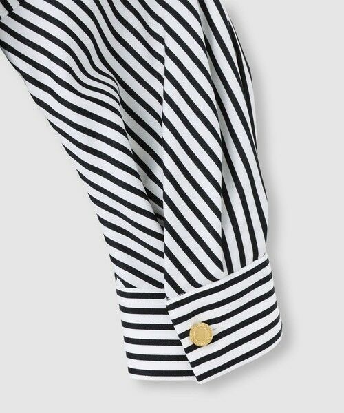 allureville / アルアバイル ミニ丈・ひざ丈ワンピース | 【LOULOU WILLOUGHBY】タックパフシャツワンピース | 詳細17