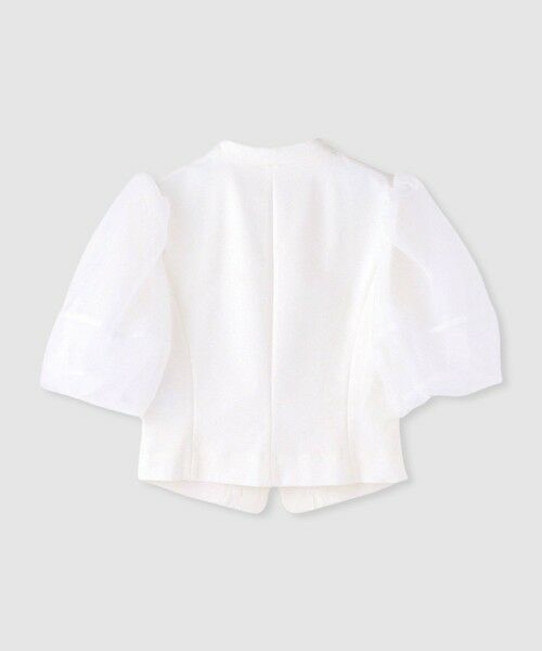 allureville / アルアバイル カットソー | 【LOULOU WILLOUGHBY】ジレドッキングオーガンスリーブトップス | 詳細7