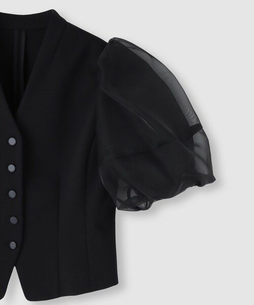 allureville / アルアバイル カットソー | 【LOULOU WILLOUGHBY】ジレドッキングオーガンスリーブトップス | 詳細12