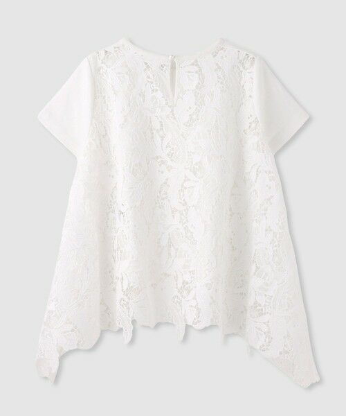 allureville / アルアバイル カットソー | 【LOULOU WILLOUGHBY】レースドッキングロングＴシャツ | 詳細10