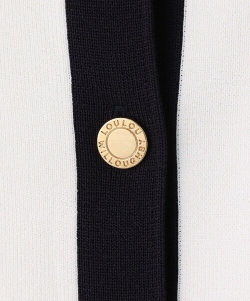 allureville / アルアバイル カーディガン・ボレロ | ◇【LOULOU WILLOUGHBY】バイカラーコンパクトカーディガン | 詳細9