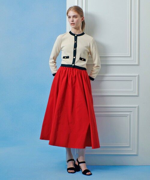 allureville / アルアバイル カーディガン・ボレロ | ◇【LOULOU WILLOUGHBY】バイカラーコンパクトカーディガン | 詳細15