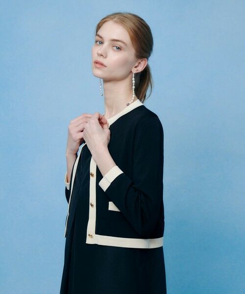 allureville / アルアバイル カーディガン・ボレロ | ◇【LOULOU WILLOUGHBY】バイカラーコンパクトカーディガン | 詳細20